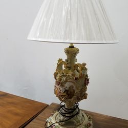 Antique Capodimonte Lamp