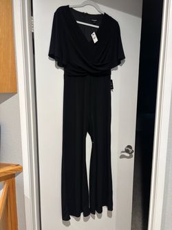NWT Express Black Jumpsuit with Flutter Sleeves size small