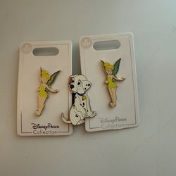 Disney Parks Collection Tinker Bell Pins Dalmatian Pin 