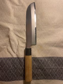 Japanese Usuba Knife 180mm Sakai sadamune 堺贞宗 kasumi 霞仕上 kitchen knife