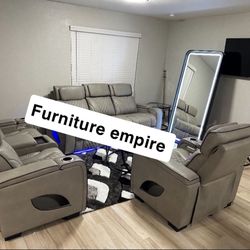 Furniture Living Room Sofa Loveseat Set 