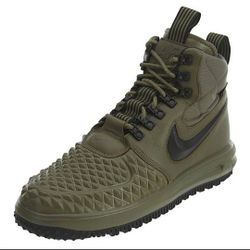 NIKE Lunar Air Force 1 Duckboot 17 Olive Green Mens Size 9.5