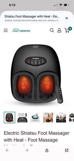 Electric Shiatsu Foot Massager with Heat - Foot Massage Machine for Feet