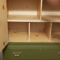 Refinished Green Solid Wood Furniture 