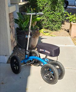KneeRover quad all terrain knee scooter