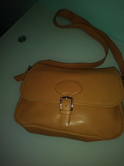 Coach Tan Leather Crossbody Bag