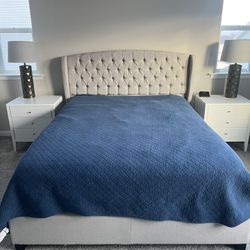 Upholstered Queen Bed frame 