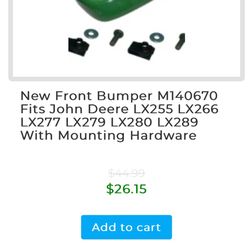 John Deere Lawn Tractor Bumper