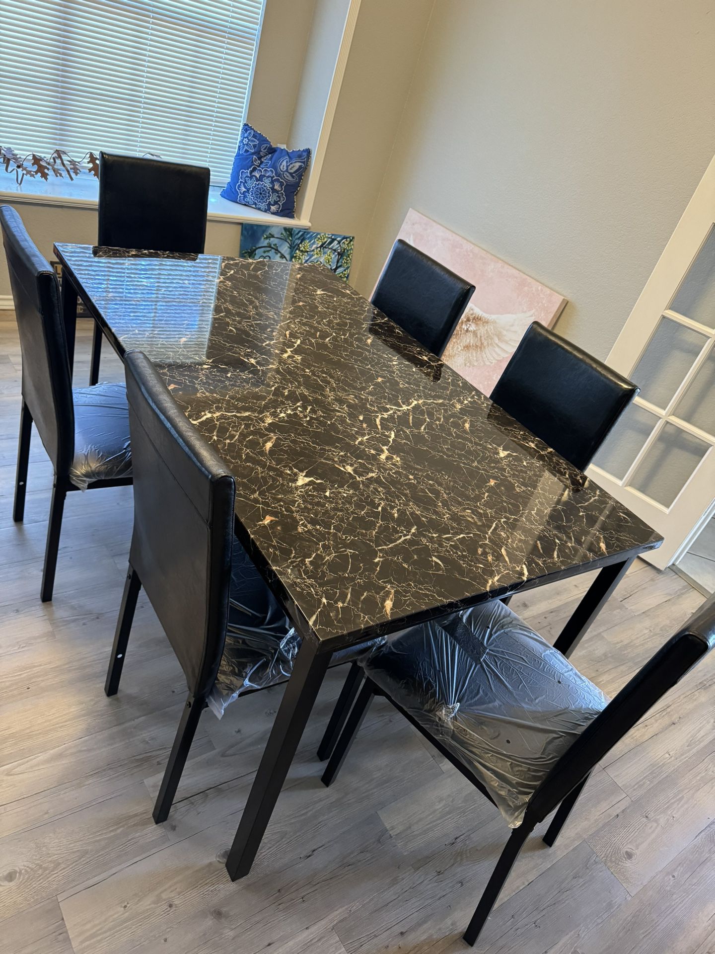 New Table With 6 Chairs For $289