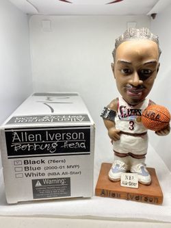 Allen Iverson 2002 McDonald’s Bobbing Head (White “NBA All-Star”)