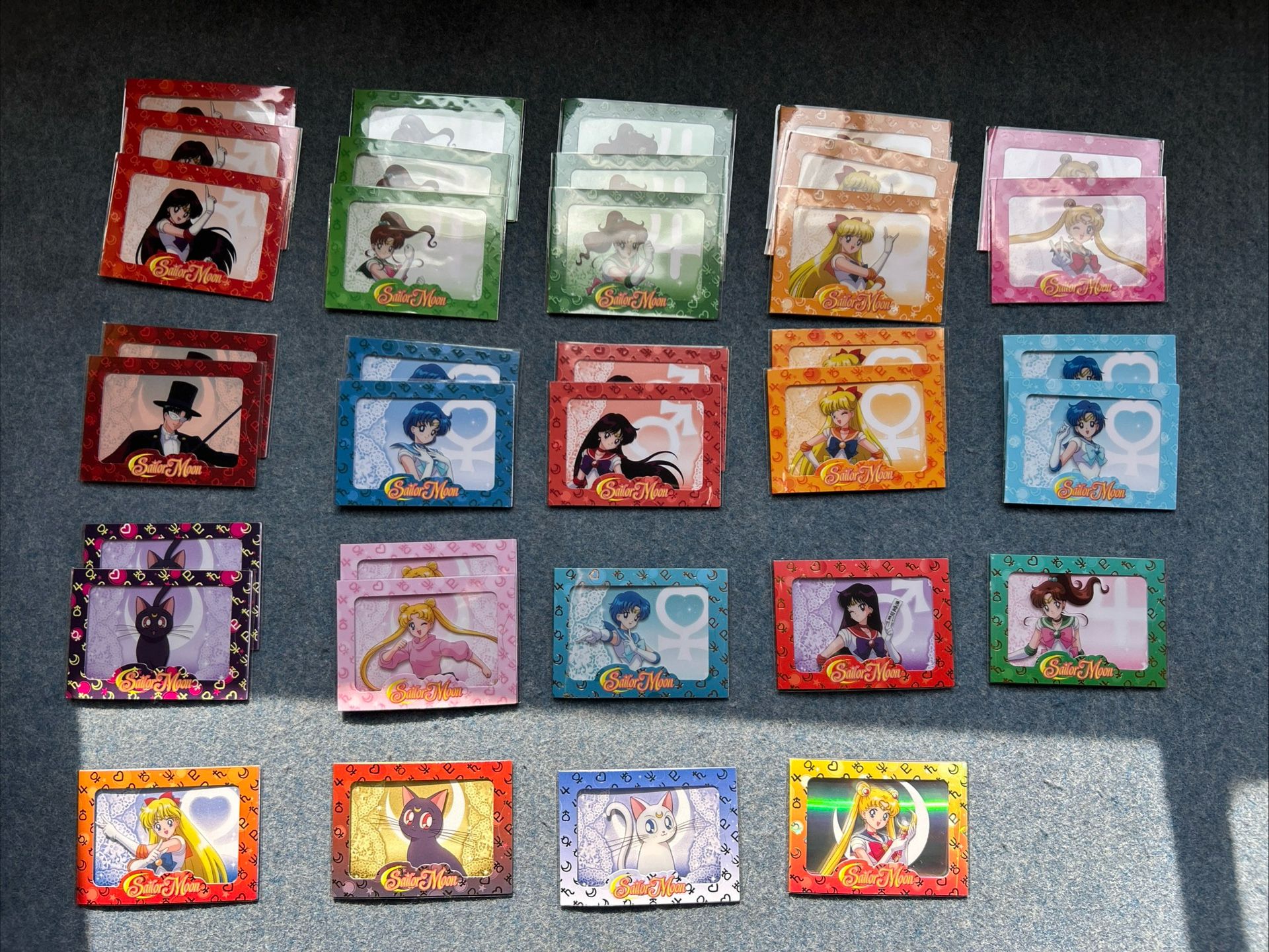 UNSCANNED Sailor Moon Cybercel Trading Cards Series 1