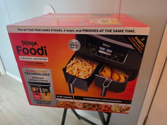 Ninja Foodi 2-Basket Air Fryer 8-Quart