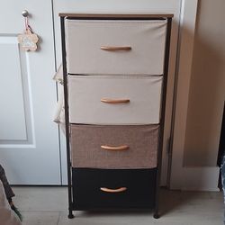 4 Storage Fabric Dresser - Multicolored