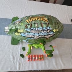 Tmnt Vintage Turtle Blimp Toy 