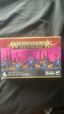 Need gone make me offer “New” Warhammer Age of Sigmar Blue Horrors Box Set