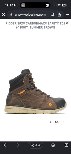 Wolverine Rigger EPX size 10 -1/2  Extra wide