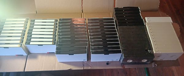 MASSIVE VHS LOT: Sealed Bricks (T-30/T-60/T-120) + 60+ Virgin Tapes (TDK/Fuji)