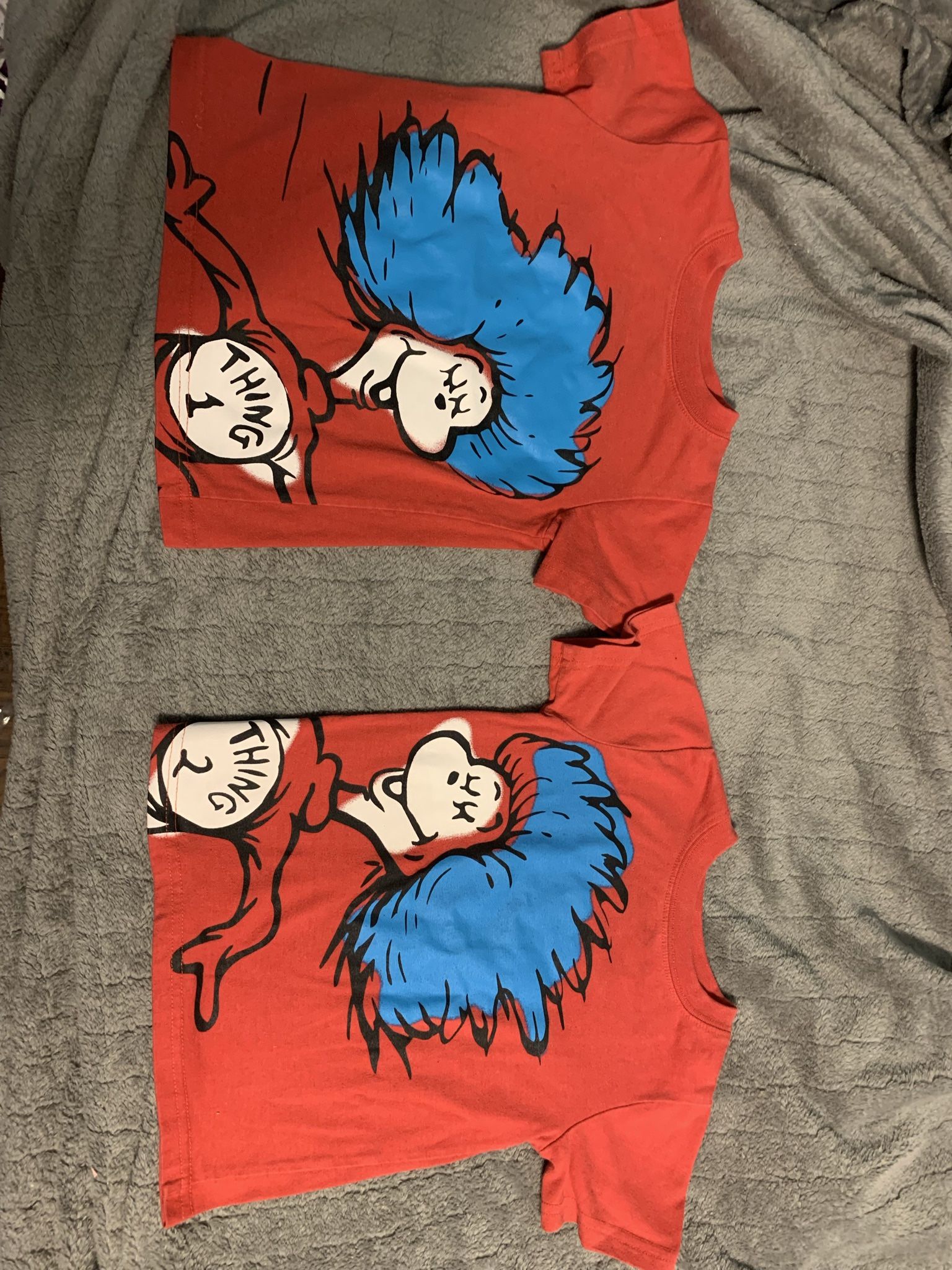 Size 2 Thing 1 And Thing 2 Shirts