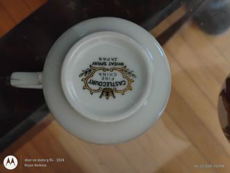 Antique Plates And Cups 