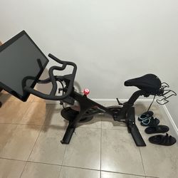 New Peloton with Man And Woman Shoe Never Used