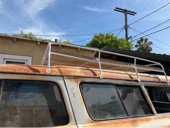 Chevy 1960  carryall Suburban  clam shell barn door roof rack