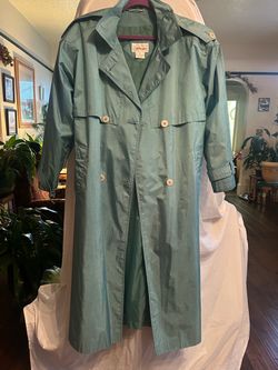 14 Women’s Worthington Vintage Aqua Trench