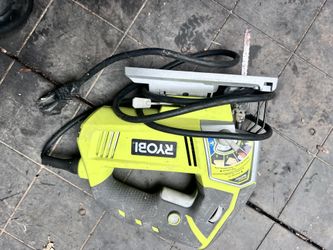Used Ryobi JS481LG Orbital Jig Saw Plugged In And Runs