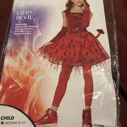 Halloween Costume - Spirit Fiery Devil Costume