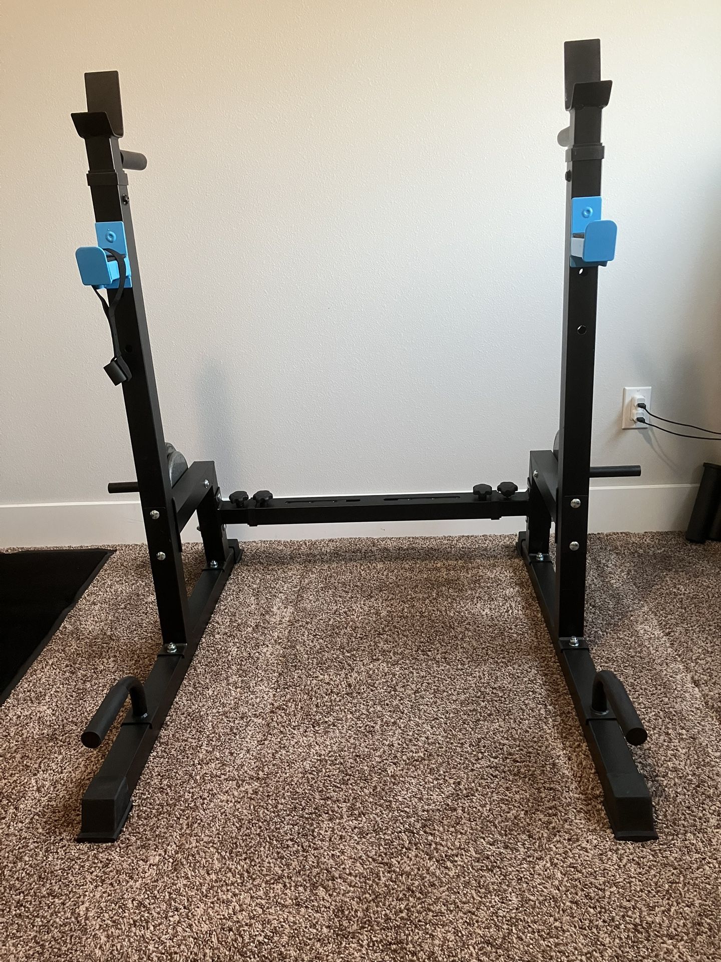 JX FITNESS Squat Rack, Barbell Rack, Bench Press Rack Push Up Multi-Function