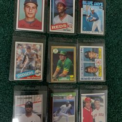 Various 80s Baseball Card Lot