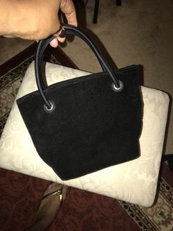 Black Velvet Purse