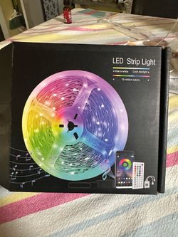 50 FT LED strip lights - RGB Music Sync (Unrolled)