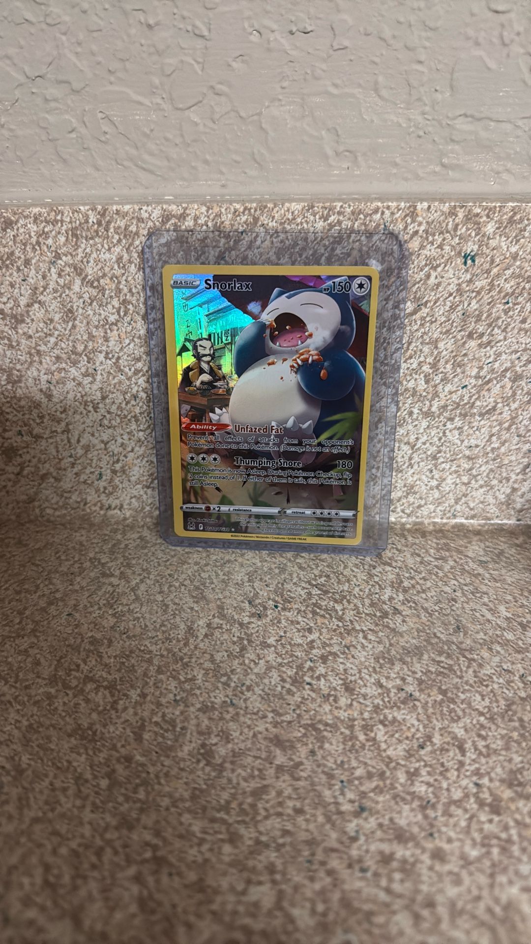 Snorlax Illustrationion Rare