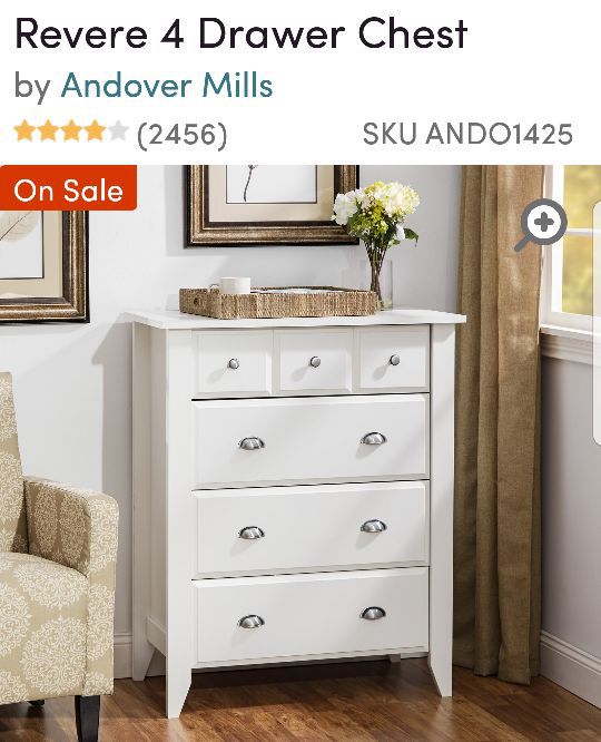 *Like new*4 drawer chest - final price @ 100