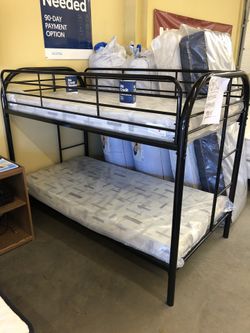 Bunk Bed with Mattresses