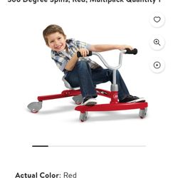 Radio Flyer, Ziggle, Caster Ride-on for Kids, 360 Degree Spins