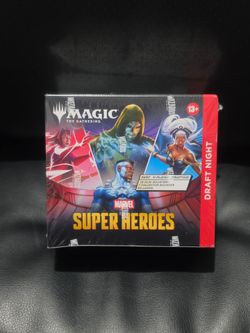 Magic The Gathering MTG Marvel Super Heroes Draft Night Box! New Factory Sealed!