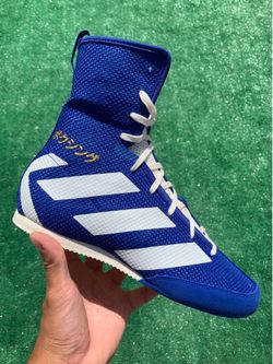 ADIDAS BOX HOG 3 “COLLEGIATE ROYAL” BOXING SHOES (Sizes 7.5 and 11.5, Men’s Available)