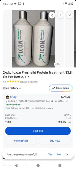 I.C.O.N PROTEIN TREATMENT FOR HAIR 1 BOTTLE