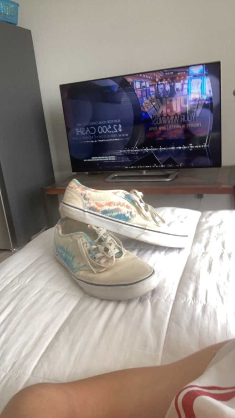 Tie-Dye Vans Skater Shoes