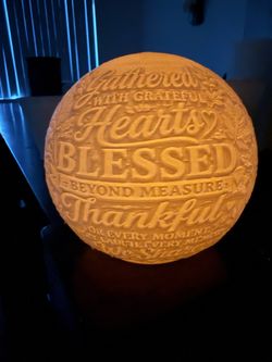 Quote Lithophane Sphere