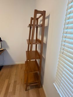 West Elm bookshelf Ladder