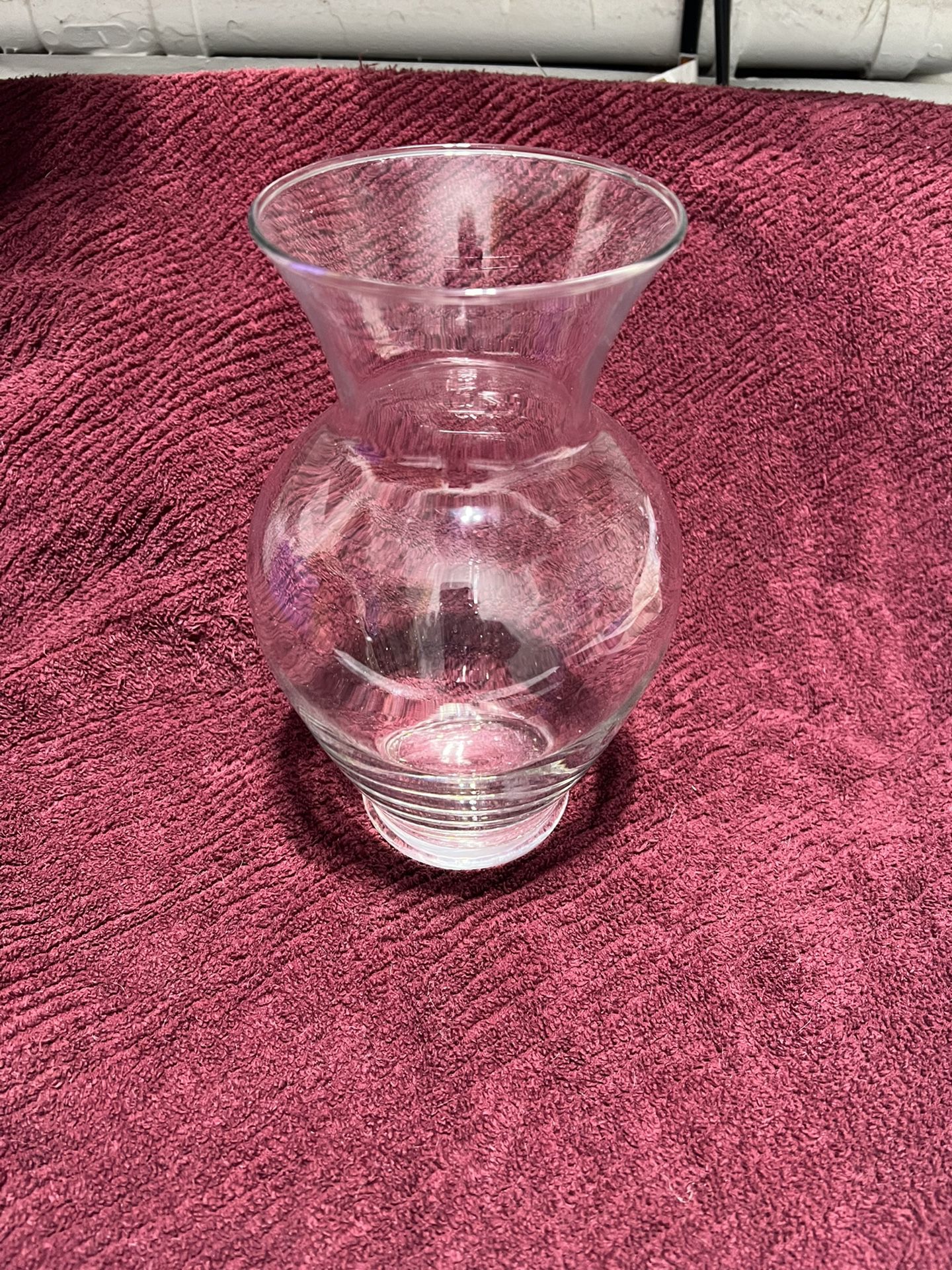 Glass Vase 9” x 5”.  $3. East Dundee . Hundreds of other items to look at.