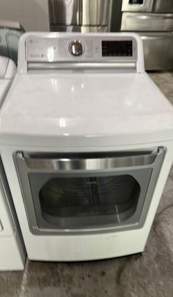 LG Steam Dryer – Sensor Dry, White, Tested & Clean