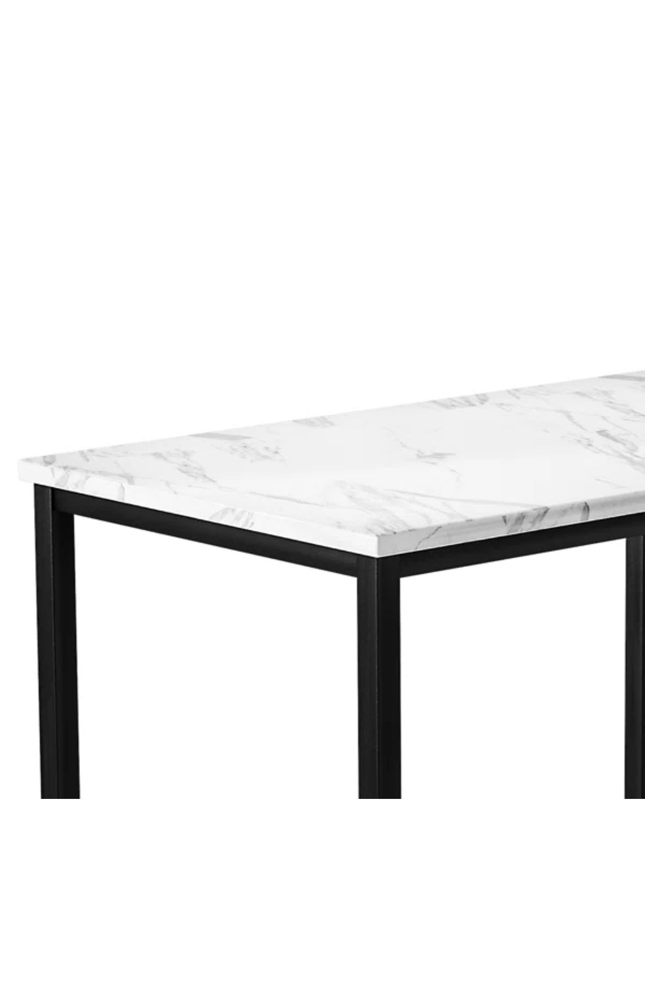 White Dinning Room Table (Chairs Not Included) 
