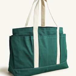 Extra large J-Crew Heavy Weight canvas Tote Bag Used