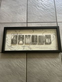 Family Wall Art approx L17”W8”
