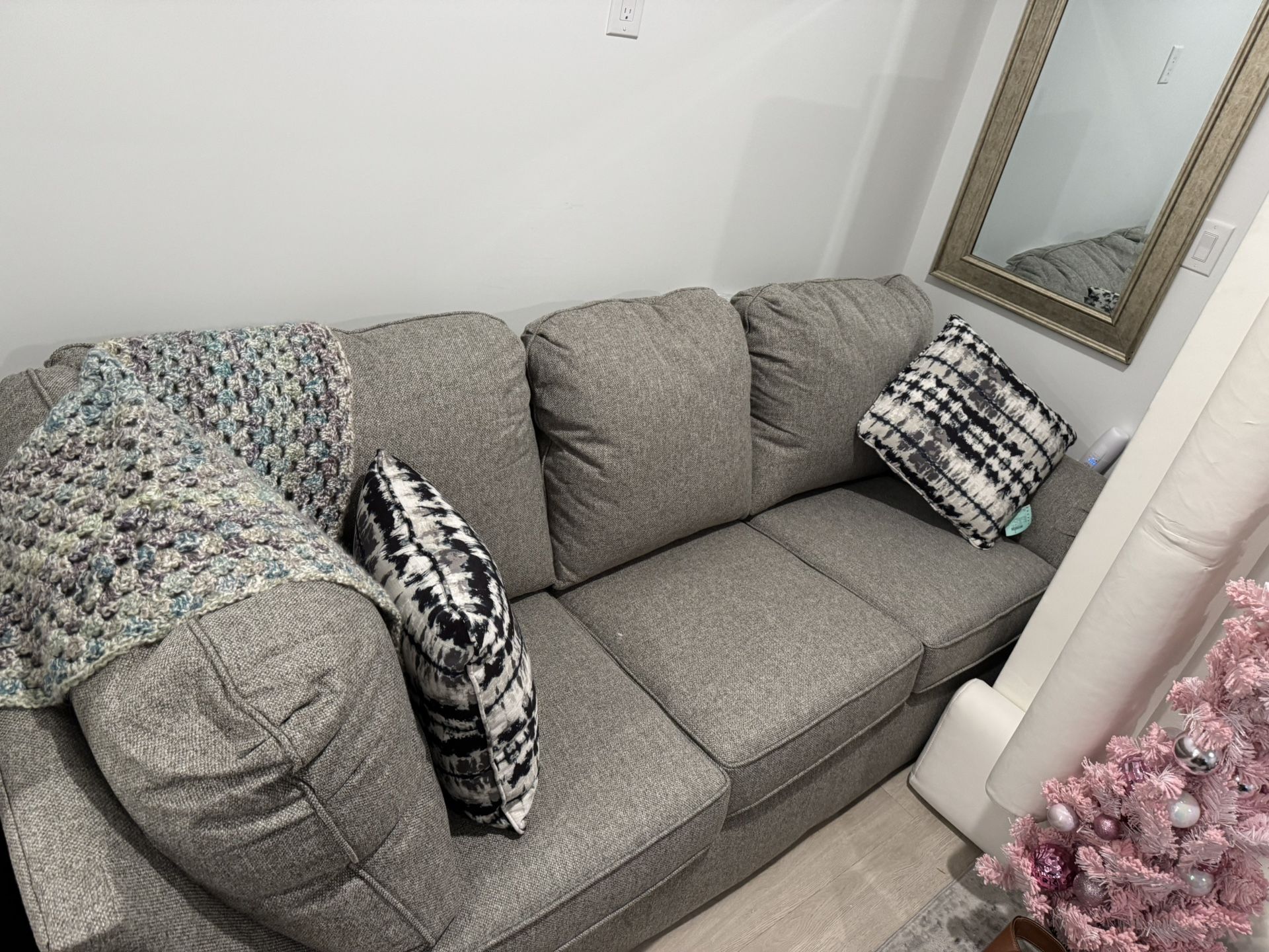 Grey New Couch From NFM 96 Inch