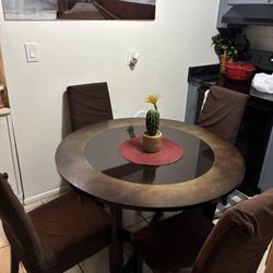 Dining Room Table With Four Chairs