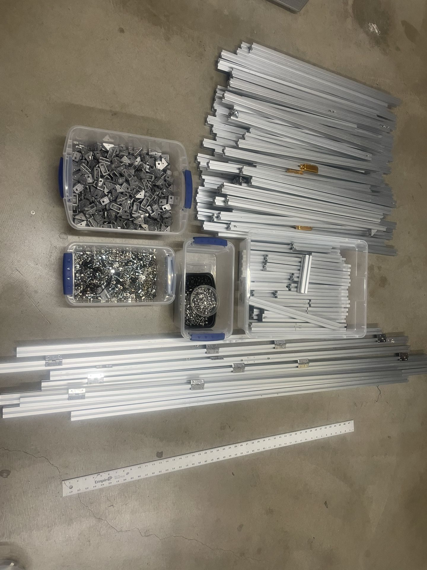 80-20 Square Extrusion And Countless Brackets